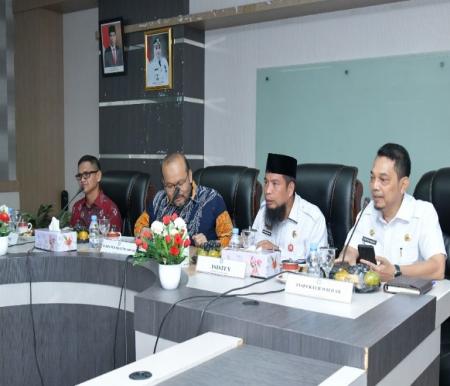 BPK RI Perwakilan Riau menggelar entry meeting bersama jajaran Pemkab Bengkalis (foto/zul)